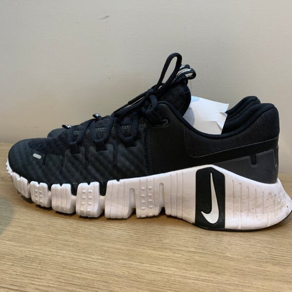 Nike Free Metcon 5 DV3949-001 Black Running Shoes Sneakers - Men's Size 14 - Picture 2 of 4